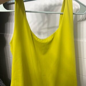 Express body contour, bodysuit, lime, green color size large